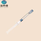 Luer lock CDB oil 1ml long prefilled syringe with backstop holder