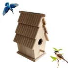 Customized Eco-friendly Small Wooden Bird House Birds Cages