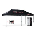 キャノピーテント六角形アルミフレームガゼボ 10x20ft 屋根トップトレードショー折りたたみ屋外広告キャノピーのテント展示