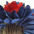 JULY FORTH DAY DECORATION HANDMADE WOODCURL AMERICAN FLAG ARRANGEMENT