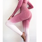 Women Fitness Strech Gradient Breathable Legging Yoga Pant Factory