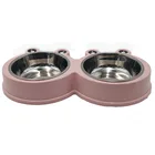 Pet Bowl Stainless Steel Food Plate Cat Food Plate Drink Water