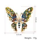 Hot selling new design girl pearl brooch pin butterfly brooch for women