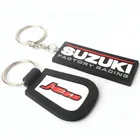 Wholesale Embossed Customized 3D Key Soft PVC Rubber Silicone Keychain with Rings for Promotional Gift