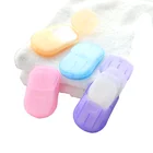 Mini-portable soap-paper home travel hand wash soap paper toilet soap wholesale