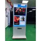 46 49 55 inch Indoor Interactive Touch Screen 4K Advertising Display LCD Digital Signage Kiosk Totem for Shopping Mall