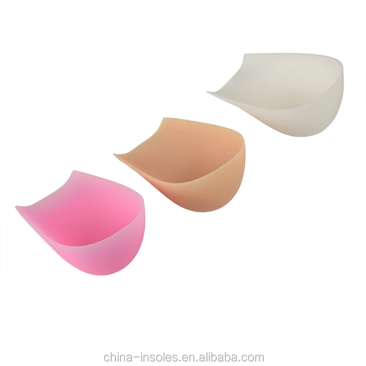 New Design medical grade silicone Soft Invisible Height Increase Heel cup for man and woman