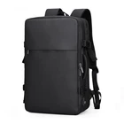Modern backpack brands 2020 pvc leather travel backpack stylish men