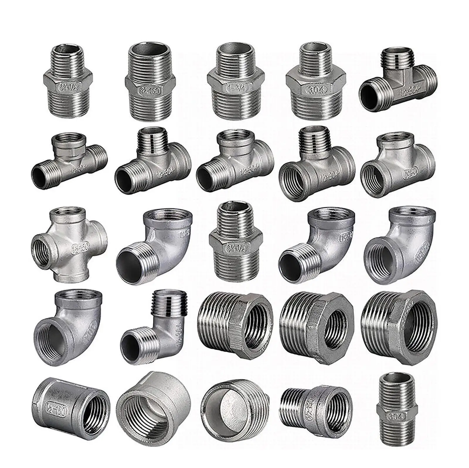 Factory Free Sample Line Fitting Stainless Steel Pipe Nipple Irrigation