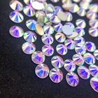 Nail Art Nail Art Manufacturers Hot Sale 3d Nail Art Accessories Ss6 Flat Back Ab Glass Rhinestone Nail