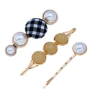 Fashion pearls hairpins set Korea style hair pins hair jewelry W19050802