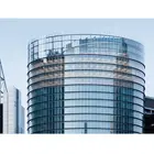 Factory price clear tempered beveled curved glass for doors and shelves
