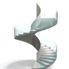 Customized Modern Low Cost Glass Staircase Floating Staircase Retractable Apartment Staircase For Small Space
