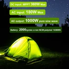 Solar Energy Solar 2021 Energy System X-1000 Li-ion NCM Polymer 1000 Max Portable Power Station