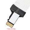 48CM/60CM TF Male to micro SD card Female Flexible Card Extension cable Extender Adapter reader for Car GPS mobile phone