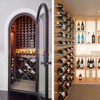 1 bottle deep wall-mounted wine rack peg/Wine Aluminum rod