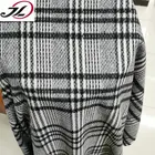 wholesale wool poly blend tweed plaid tartan yarn dyed wool fabric for coats