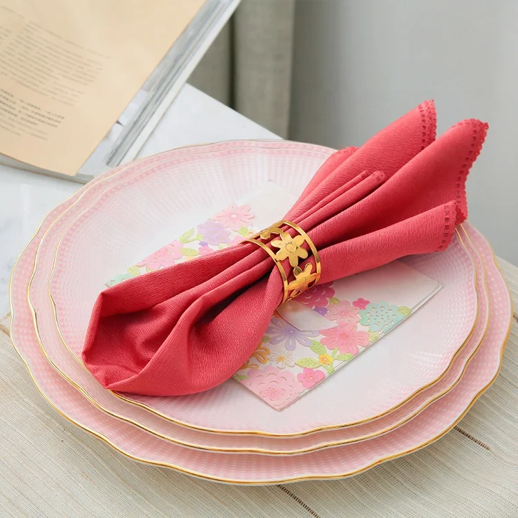 manufacturers wholesale dish crockery pink restaurant horeca ceramic dinner plate