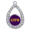 American Art Afro Since 1911 Black Greek Letter Fortitude Purple Society Symbol Om Psi Phi Charm Groups Association Jewelry