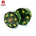 Metal Round Tin Box with Window Metal Round Tin Food Box with PVC Window