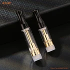 KVAP K8 Quartz Coil cbd oil bulk Hemp Cartridge 0.5ml / 1 ml bulk cbd oil Vape Cartridge With Round White/black Tips