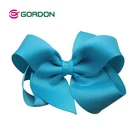 China factory wholesale Grosgrain Ribbon Hair bow with clip for girls