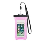 Universal size IPX8 plastic smart phone bag waterproof cell phone case for most brand
