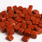 wholesale polished gemstone red jasper crystal chunks semi precious stone for home decor