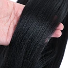 Logo Customization Hair Synthetic Braid 24 Inch High Quality Cheap Premium Fiber Synthetic Pony Tail Yaki Braiding Hair