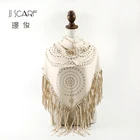 2019 fashion wild stitching women beige fur turkish instant shawl