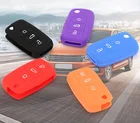 Rubber Key Cover Silicone Rubber Car Key Case Auto Key Bag Vehicle Key Cover