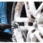 Water Powered Electric Water Flow Cleaning Brush Car Care Auto Wheel Washing Brush