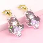 Vograce NO MOQ eco-friendly cheap price Yiwu factory custom made acrylic keychain holographic anime acrylic charm