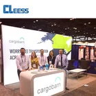 Booth Customized Booth Custom Printed Backlit Portable Tradeshow Booth 20x20
