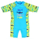 Children Sun Protection Swimsuit Custom Printed Baby Beachwear Private Label Toddler Swimwear