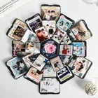 Wholesale FSC Hexagon Shape DIY Cardboard Paper Packaging Gift Surprise Explosion Box For Birthday/Valentine's Day