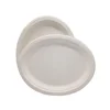 biodegradable eco friendly one time sugarcane bagasse paper compostable plate