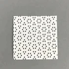 5X5cm Mini Size 100% PP Polypropylene Embossed Pattern Lint Free Disposable Nail Polish Remover Wipes