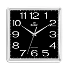 Factory wholesale fashion business gift promotion square plastic digital quartz wall clock