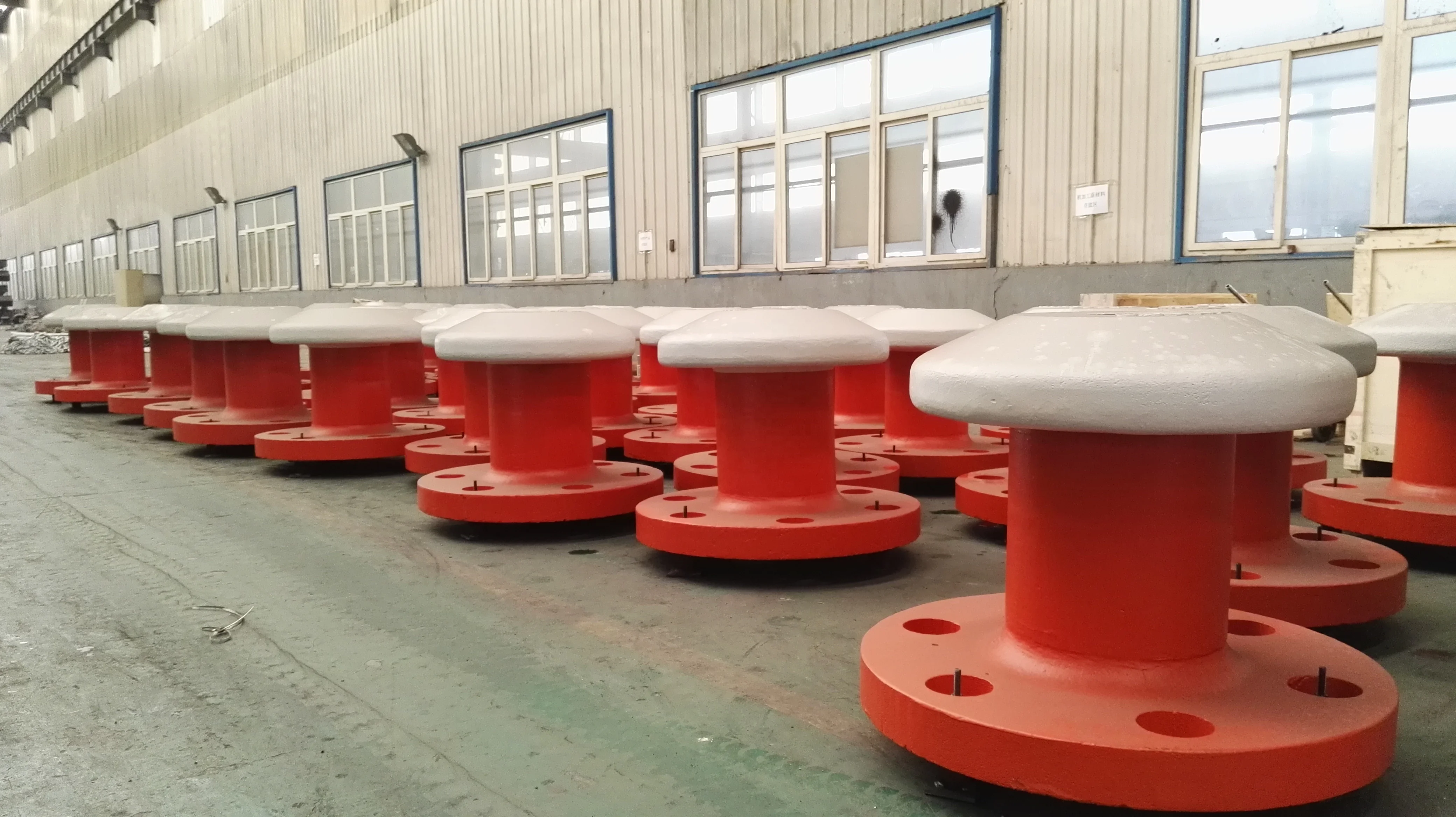 Bolardo marino de acero fundido/hierro fundido para delfines de atraque para puertos, soluciones de amarre marino