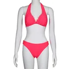Custom Open Solid Hot Bikini Young Women Beachwear Swimwear