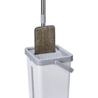 Flat Quick Clean Mop 360 microfiber Telescopic Floor duster Cleaning water squeeze Mop bucket with Home dry and wet mop