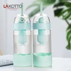 2020 new style 370ml glass bottle with silicone cover for gift &crafts