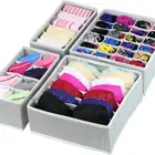 Closet Underwear Organizer Drawer Divider Folding Fabric Storage Box cloth storage box