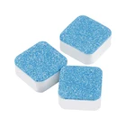 Custom detergent washing machine cleaner effervescent tablets