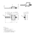 Car Dvd XK533 Galvanized Iron Car DVD Shaft Dv Hinge Damping Shaft