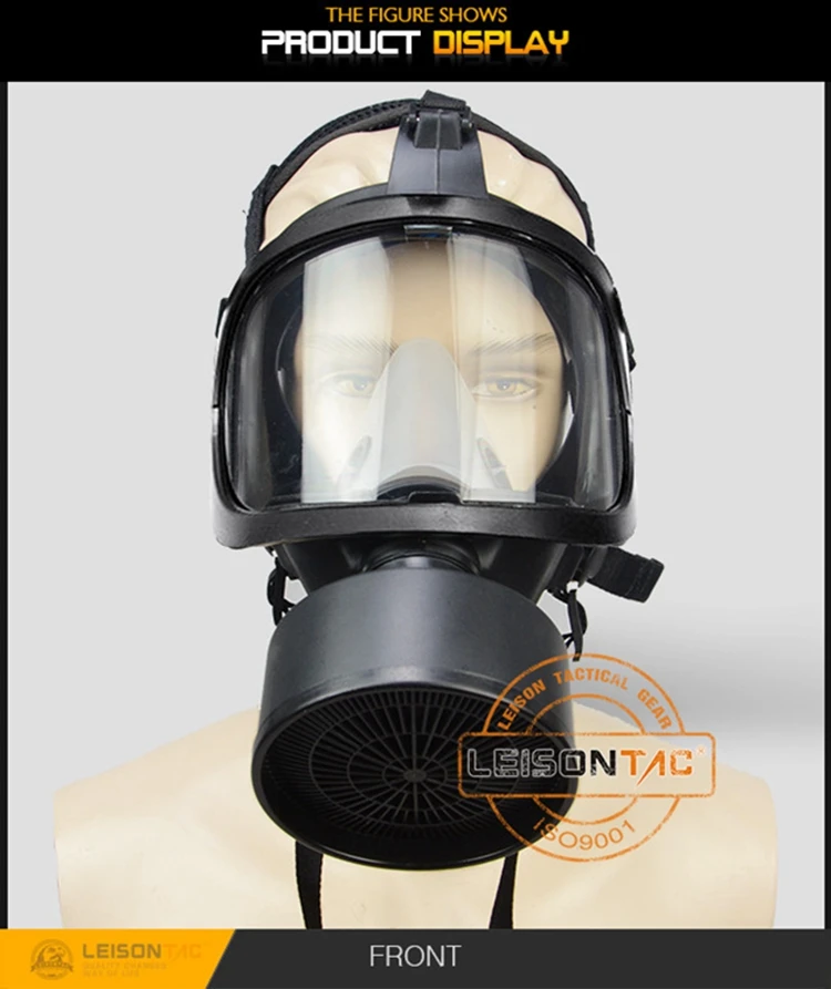 High Inside View Anti-Fog Ability Protective Tactical Full Gas Mask for security outdoor sports hunting military