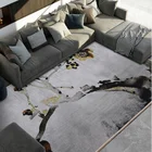 ins style good quality 2019 new style 100% Polyester china supply 3d shaggy rugs carpets