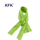 Manufacturer 3 5 Custom Made Wide Nylon Tape Engrave Coil Double Sided Slider Brand Zipper For Jackets