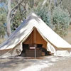 Bell tents 3M 4M 5M 6M waterproof 5+person luxury outdoor Cotton Canvas Luxury Yurt Bell Tent for family camping